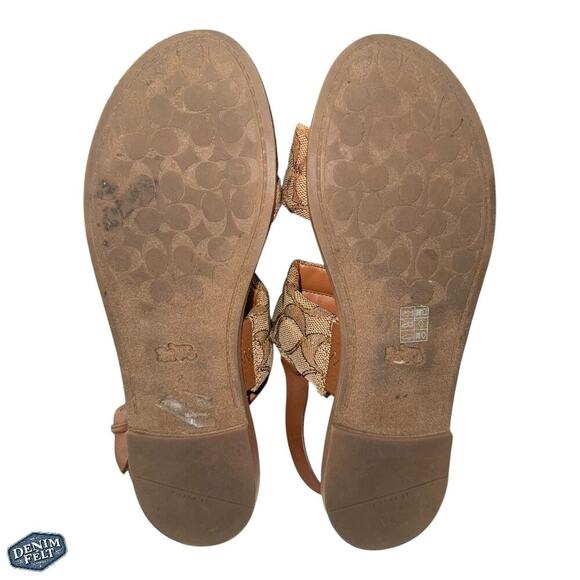 Coach Brown Signature Flats - Picture 13 of 14